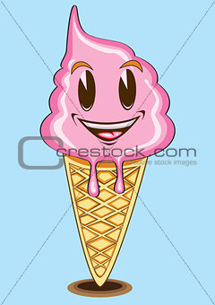 Ice-cream character