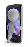 3d small people - login to your phone