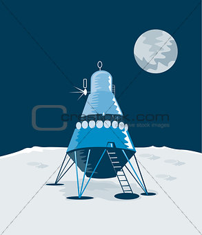 Lunar Module on the Moon