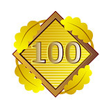 Number 100 in Diamond
