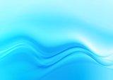 Bright blue waves design