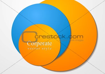 Abstract vector bright corporate design