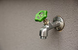 faucet with green valve
