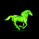 Green fire horse.