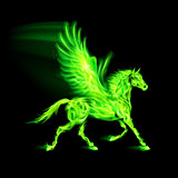Green fire Pegasus.
