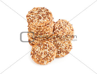 cookies with sunflower and sesame seeds