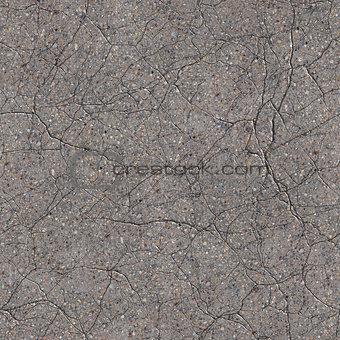 Cracked Concrete. Seamless Tileable Texture.