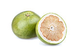 Pummelo (Citrus grandis) - half cut