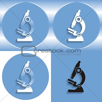 Microscope icons