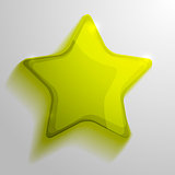 glossy yellow star