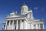 White church in Helsinki Finland