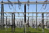 Electrical substation with transformers