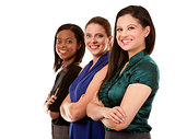 three business women