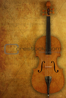 Grunge violin