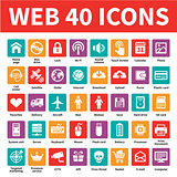 Web 40 Vector Icons