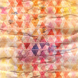 abstract geometric pattern of triangles