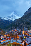 Zermatt and Matterhorn.