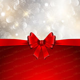 Christmas bow background