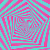 Spiral in Pink and Blue