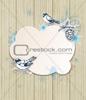 Wooden Christmas   background