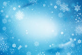 Winter holiday snow background