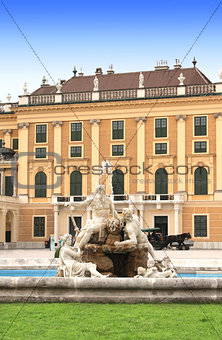 Fountain at Schonbrunn Palace, Vienna