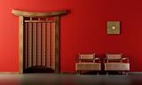 Chinese style lounge room