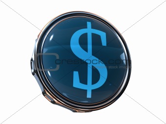 3d icon dollar