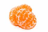 Slice of mandarin fruit