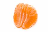 Isolated orange tangerine.