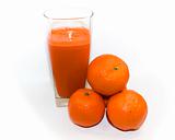 Juice from juicy orange