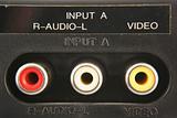 Audio video input jacks