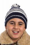 boy in winter hat 