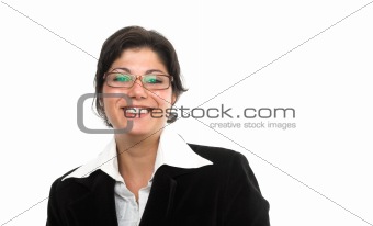 smiling businesswoman