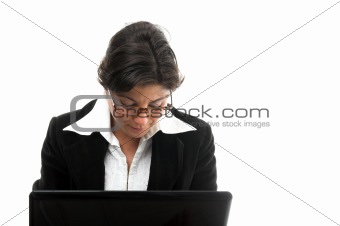 businesswoamn with laptop