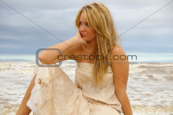 Beautiful Girl at the Beach