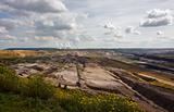 Open-pit lignite mining in Germany