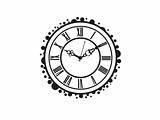 vector illustration clock