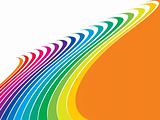 vector illustration rainbow design element