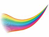 vector rainbow design element