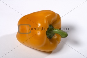 isolated yellow pepper