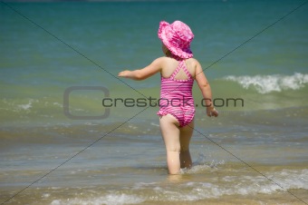 Child at the beach
