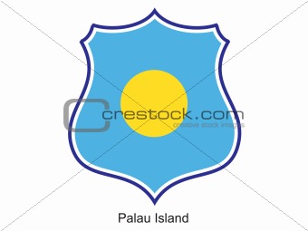 Palau Island flag