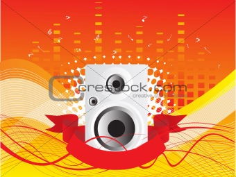 abstract vector musical background