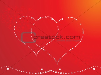 illustration valentine's background