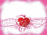 valentine's background with floral