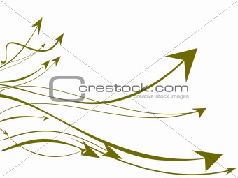 vector illustration of arrow background