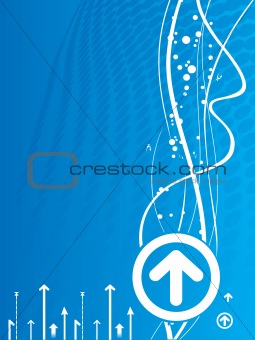 abstract background with lines and arrows