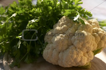 cauliflower and parsley