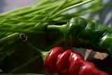 red and green pepper